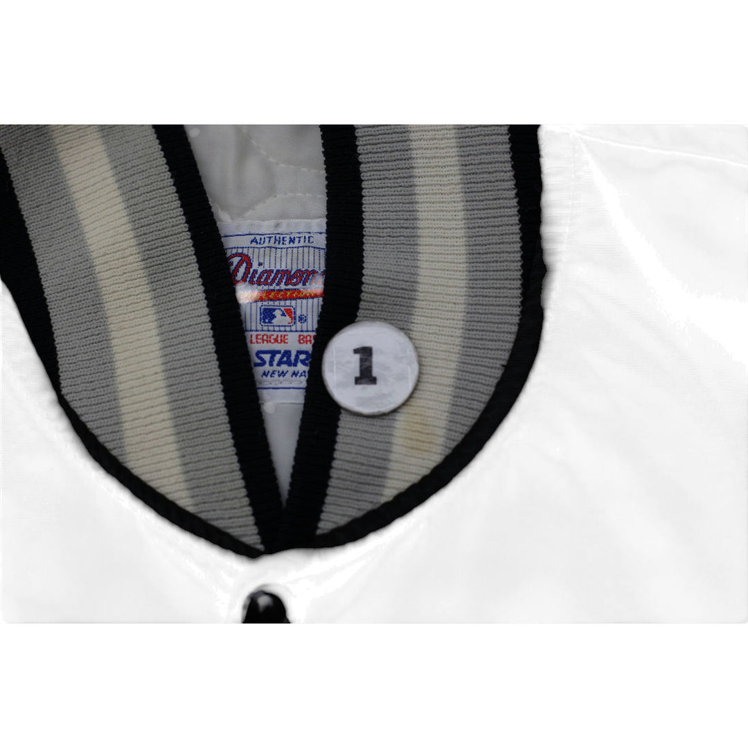 Vintage 90s Starter Chicago White Sox Bomber Jacket Made in USA Size L | Migration_Jackets - Alternate View | Fashion Rerun