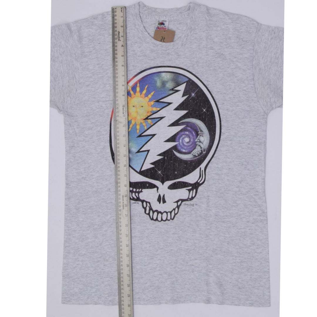 Vintage Mens Grateful Dead 1994 T-Shirt Gray Graphic Tour