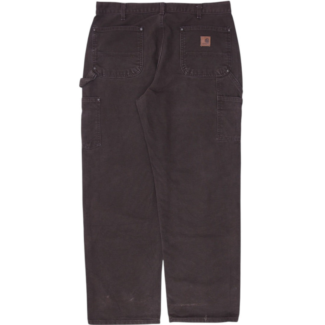 Mens Carhartt Canvas Utility Workwear Cargo Pants Size 36x30 | Migration_Pants - Side View | Fashion Rerun