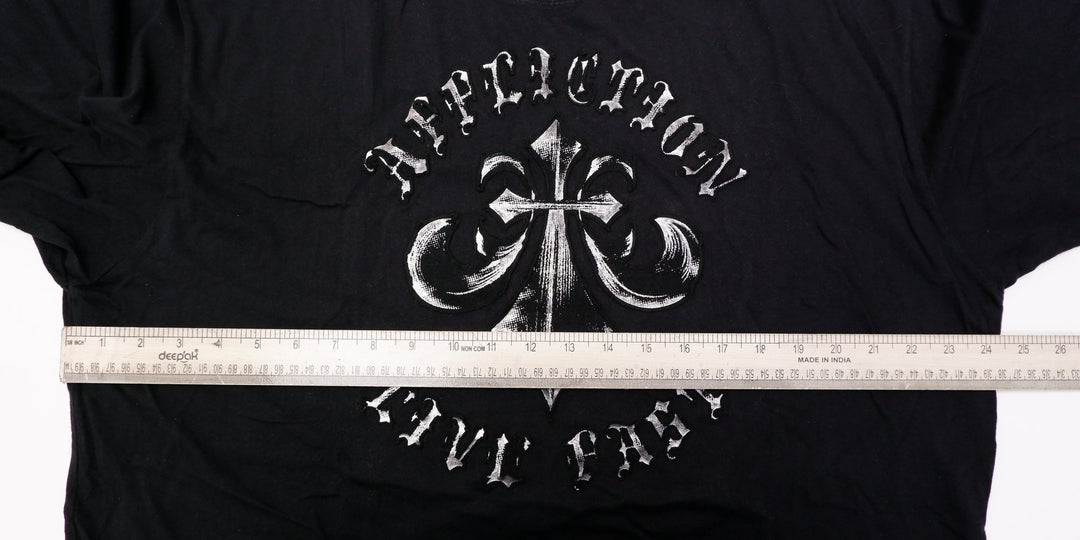 Y2K Mens Affliction Live Fast Black T-Shirt