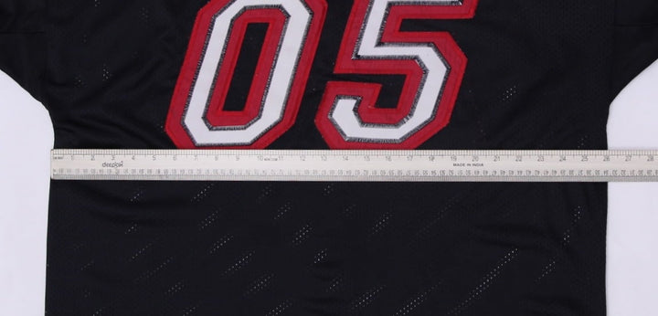 Vintage 90s FUBU 05 Football Jersey Hip Hop Rap White Black All State Heavy XXL | Migration_Jerseys - View 6 | Fashion Rerun