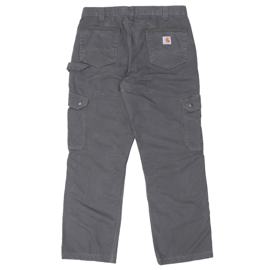 Mens Carhartt Relaxed Fit Plaid Lined Ripstop Cargo Pants - Fashion Rerun Vintage Migration_Pants