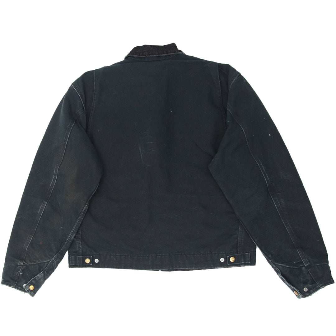 Mens Carhartt 001 BLK Blanket Lined Detroit Jacket