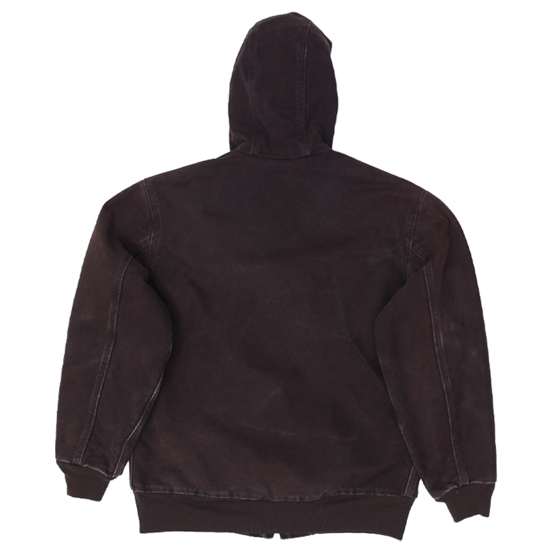 Ladies Carhartt WJ130 DKB Full Zip Hooded Workwear Jacket