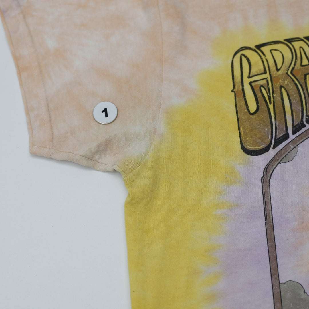 Mens Grateful Dead Tie Dye Graphic 1973 Concert Style T-Shirt Size L