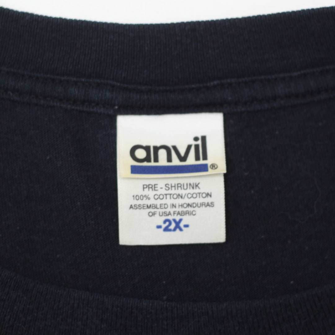 Vintage Def Leppard Hysteria Tour T-Shirt Black Anvil 2X - Fashion Rerun Vintage Migration_T-Shirt