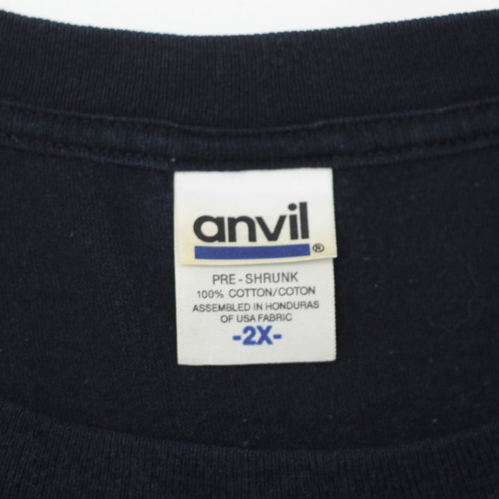 Vintage Def Leppard Hysteria Tour T-Shirt Black Anvil 2X - Fashion Rerun Vintage Migration_T-Shirt