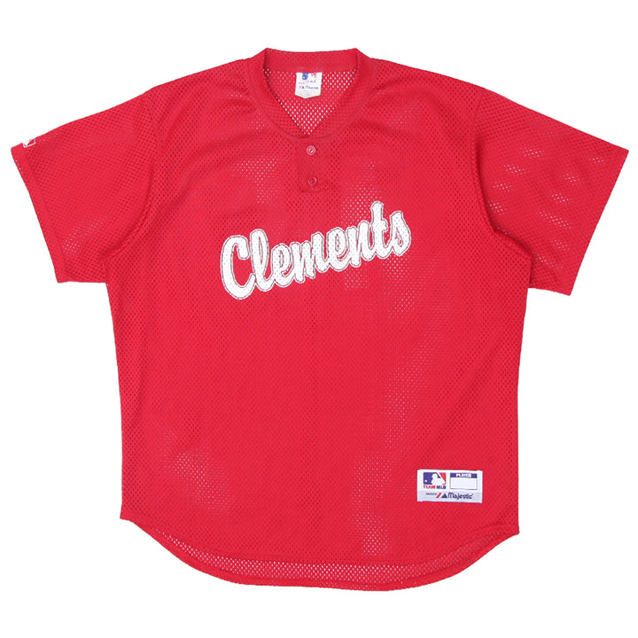 Vintage Majestic MLB Clements Mesh Baseball Jersey Made in USA - Fashion Rerun Vintage Migration_Jersey