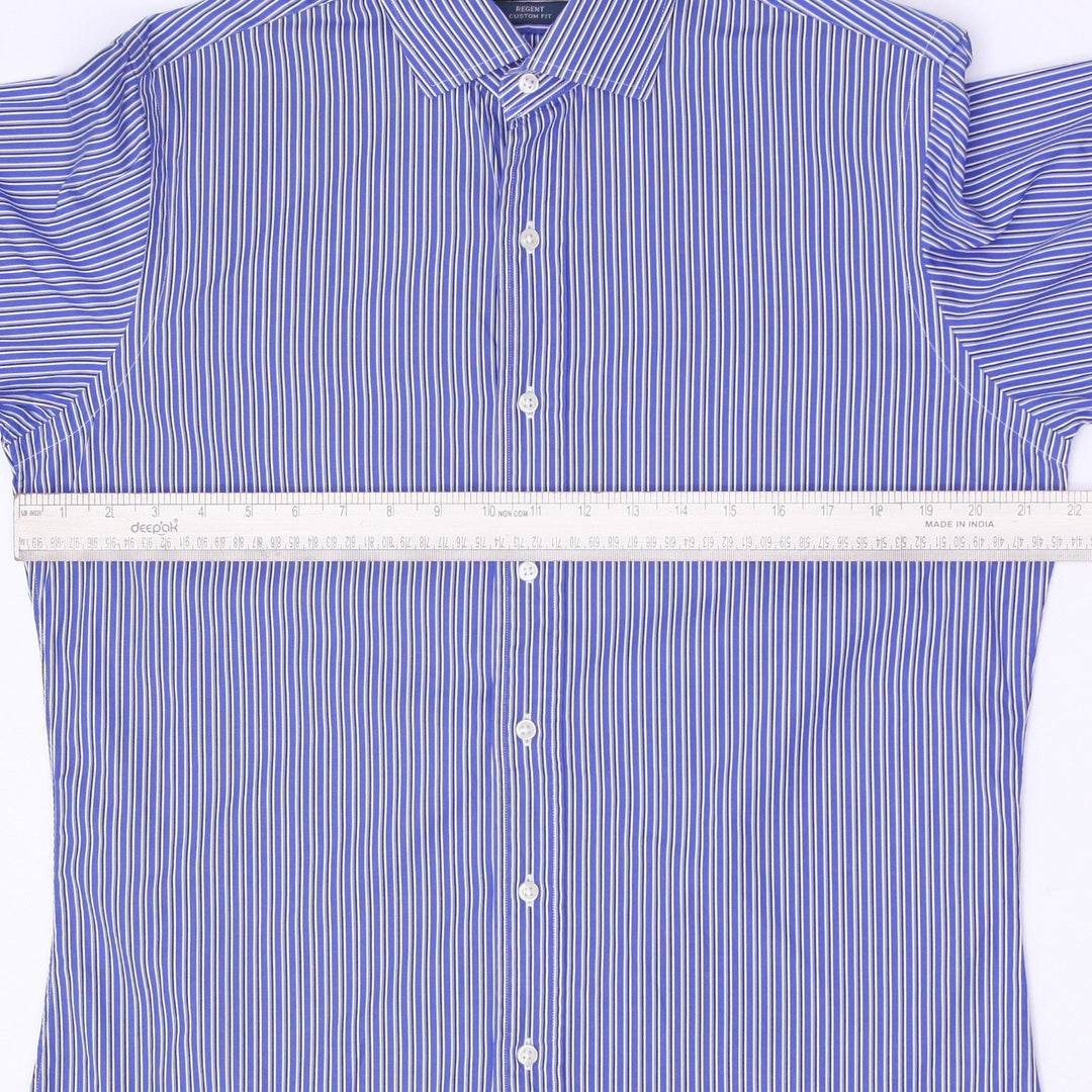 Mens Polo Ralph Lauren Regent Custom Fit Striped Button Down Shirt Size 15 1/2
