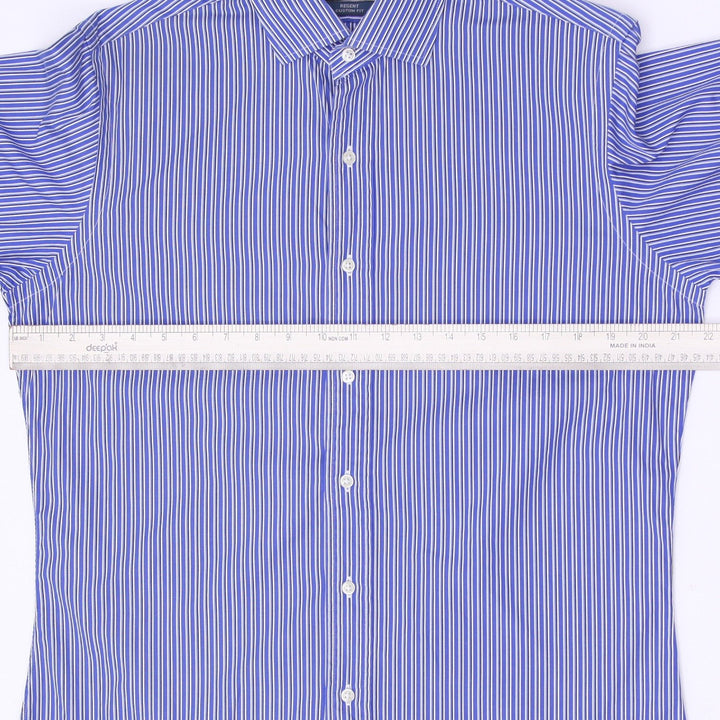 Mens Polo Ralph Lauren Regent Custom Fit Striped Button Down Shirt Size 15 1/2