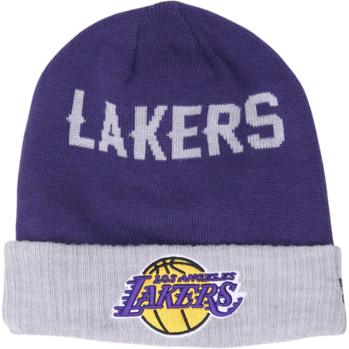 Mens Los Angeles Lakers NBA Cuffed Knit Beanie