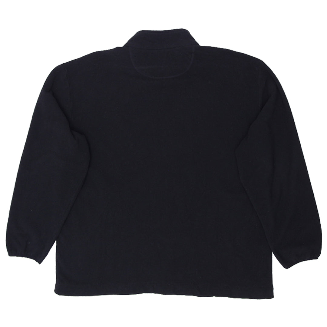 Vintage Chaps Ralph Lauren Fleece Full Zip Jacket Black Size XL - Fashion Rerun Vintage Migration_Sweaters