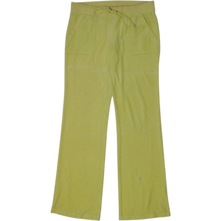 Y2K Ladies Juicy Couture Loungewear Bottoms Neon Drawstring Velour Pants Size M | Migration_Jeans & Pants | Fashion Rerun