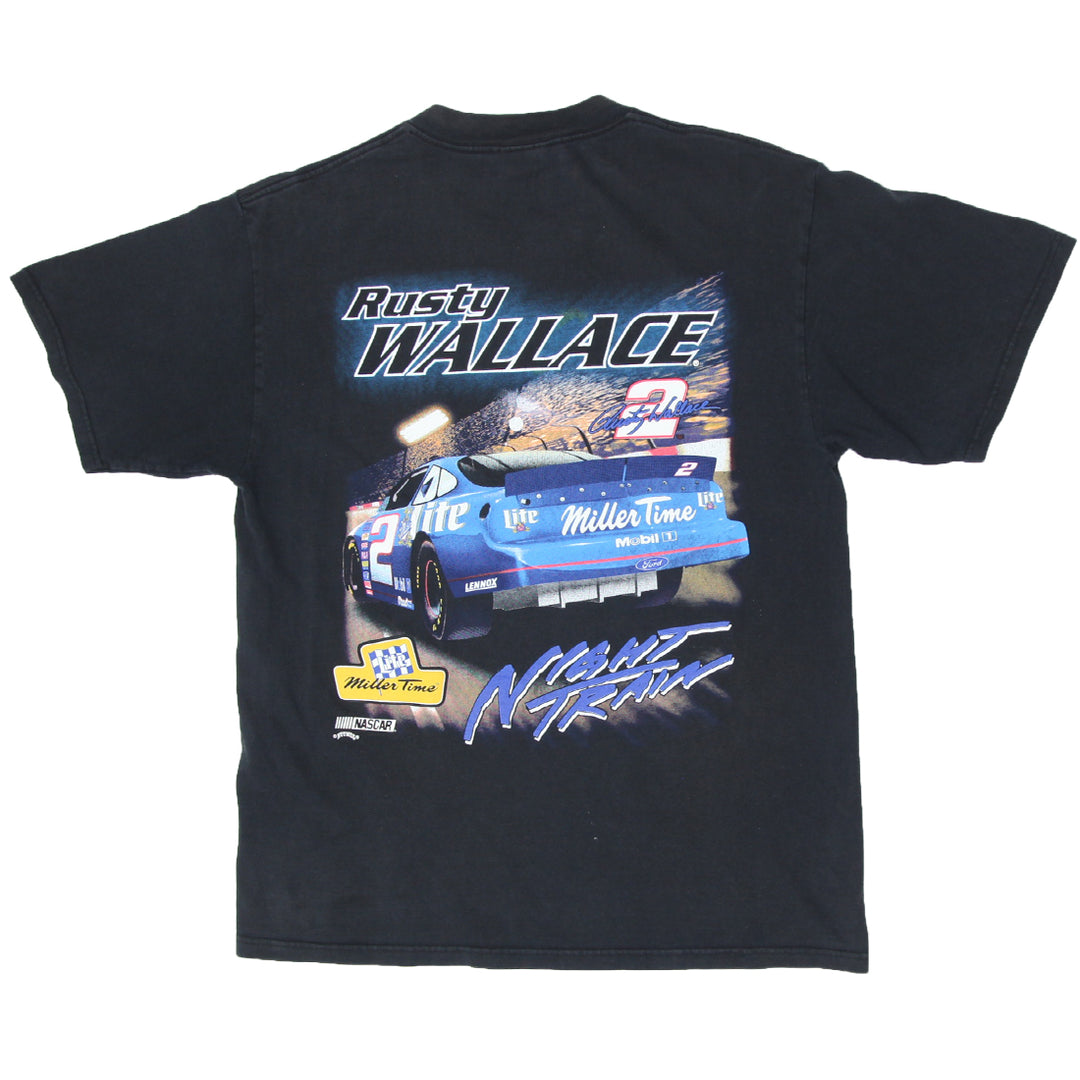 Vintage Rusty Wallace Nascar AOP T-Shirt Chase Authentics L