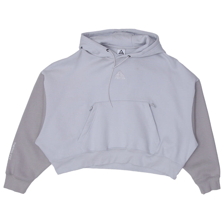 Ladies Nike ACG Embroidered Therma-Fit Crop Boxy Hoodie - Fashion Rerun Vintage Migration_Sweaters