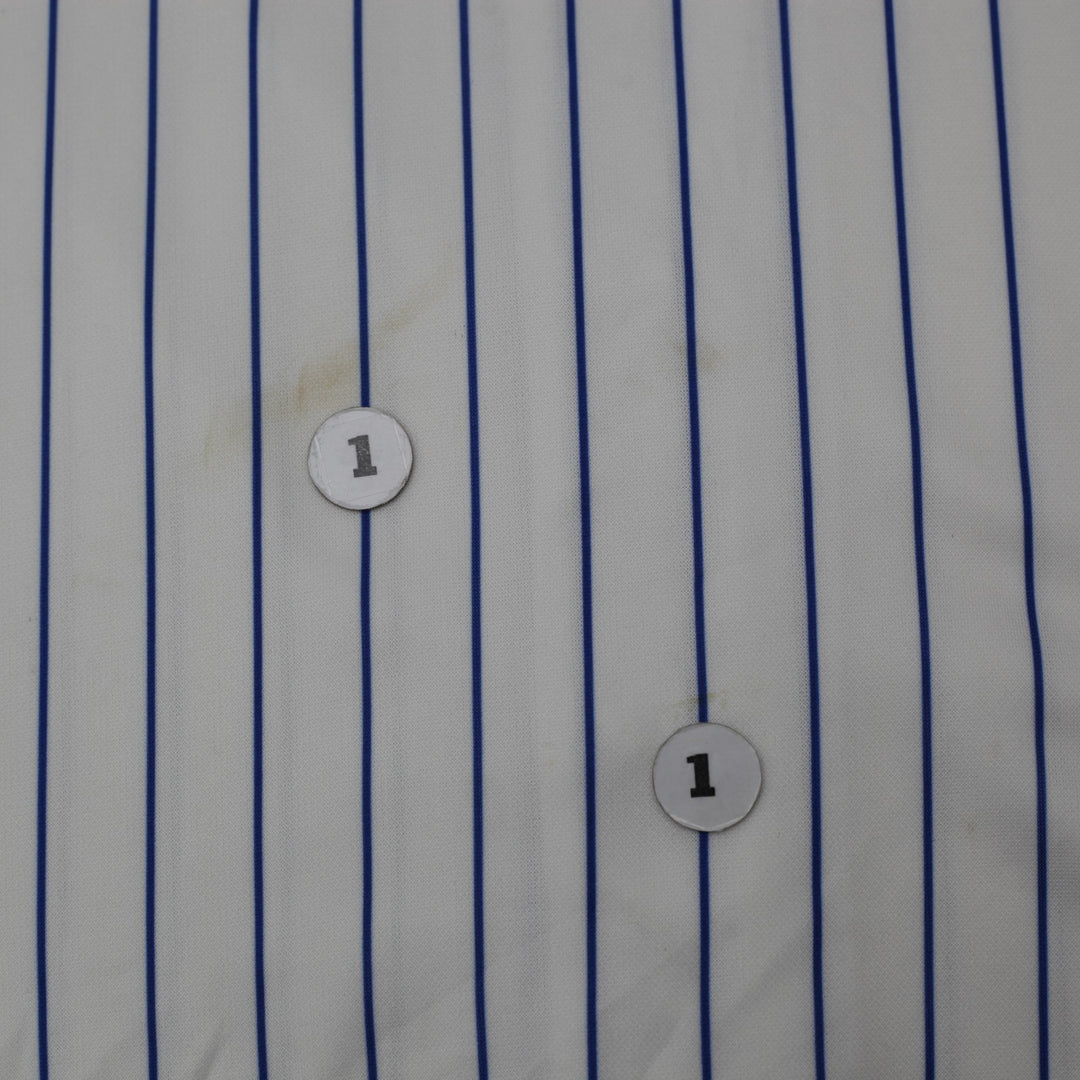 Vintage Majestic White Pinstripe Majestic Chicago Cubs MLB Baseball Jersey L | Migration_Jerseys - Detail Vie | Fashion Rerun