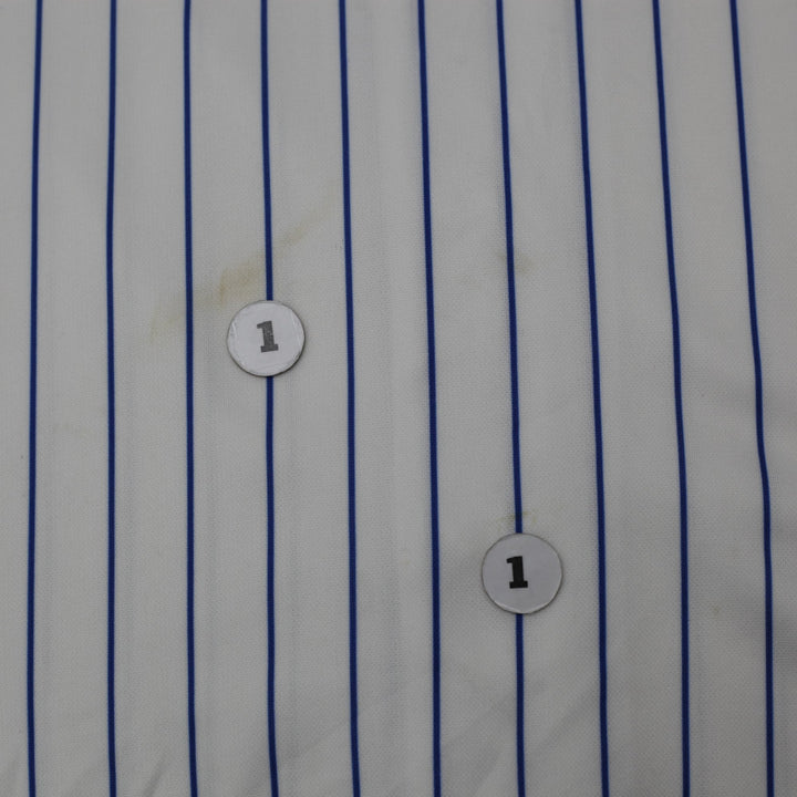 Vintage Majestic White Pinstripe Majestic Chicago Cubs MLB Baseball Jersey L | Migration_Jerseys - Detail Vie | Fashion Rerun