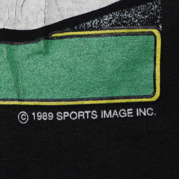 Vintage 1989 Rusty Wallace T-Shirt XL NASCAR Kodiak Racing Bear Single Stitch