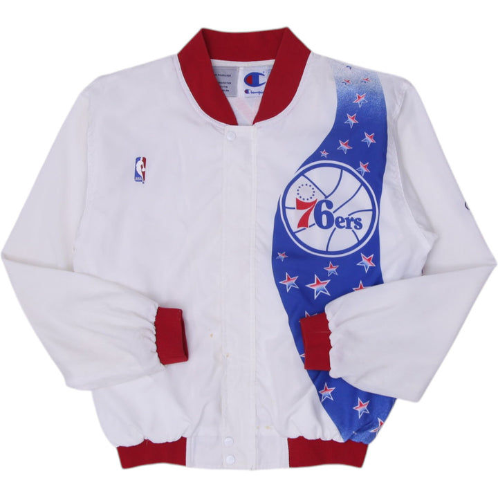 Vintage Champion NBA Philadelphia 76ERS Warm Up Jacket Size LARGE | Migration_Jackets | Fashion Rerun
