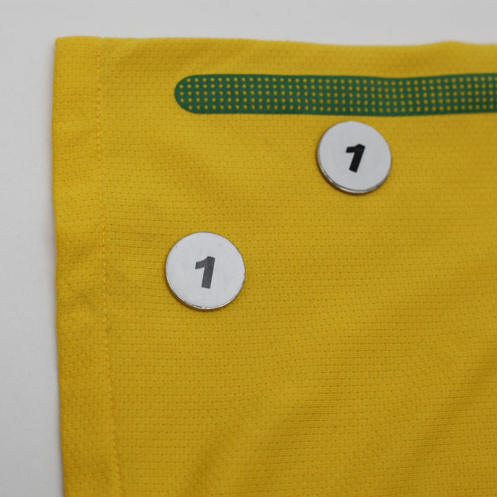 Mens 2010 Nike Brazil Home Football Jersey #10 Size L
