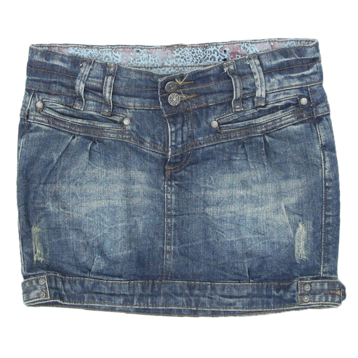 Y2K Ladies Denim Mini Skirt