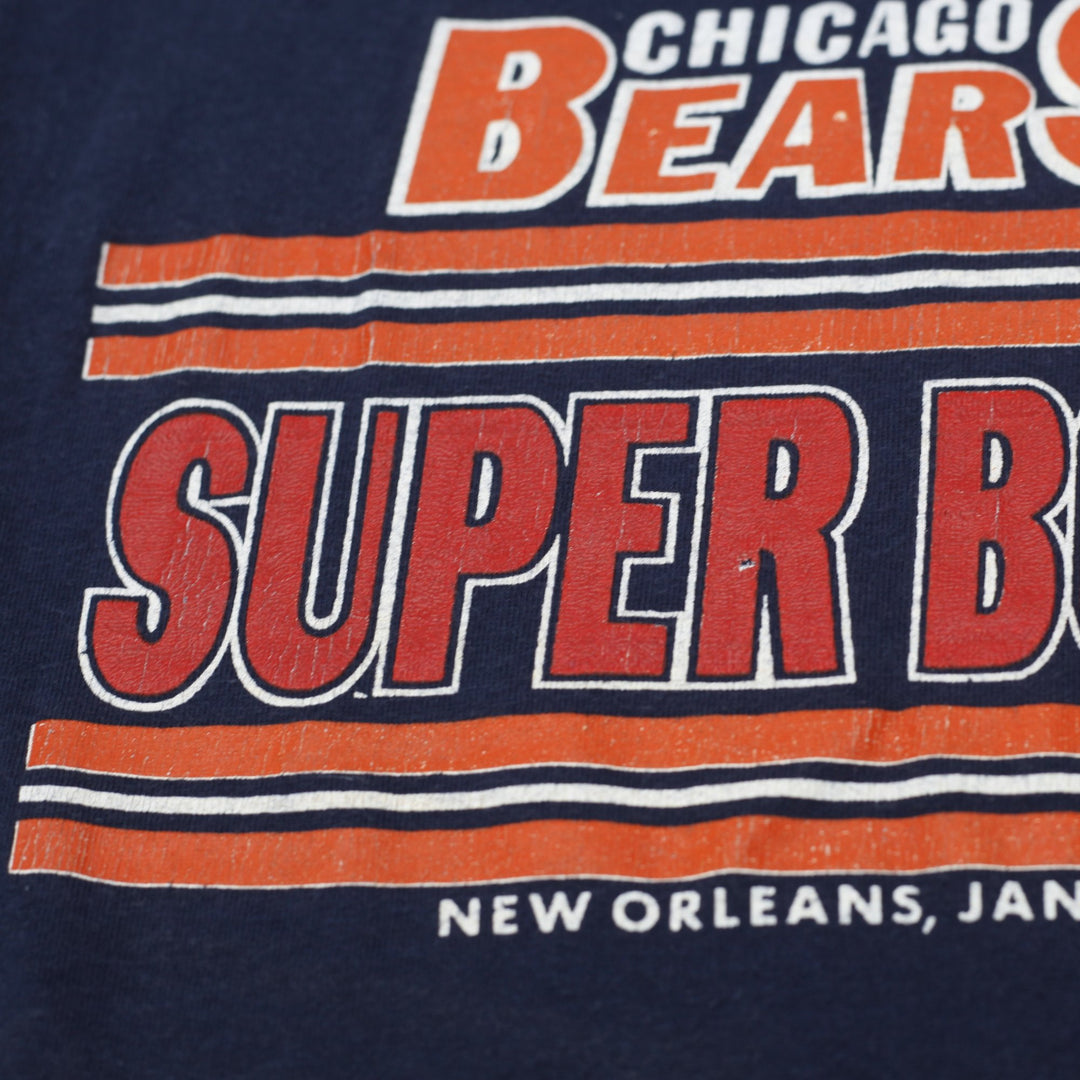 Vintage 1986 Signal Chicago Bears Super Bowl XX T Shirt Size S