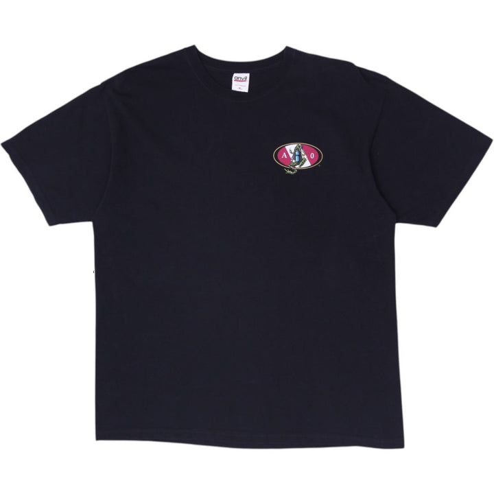Vintage 2003 Amphibious Outfitters Moray Eel T-Shirt XL Black Scuba Diving Tee