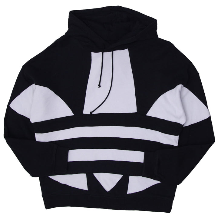 Ladies Adidas Cropped Trifoil Pullover Hoodie