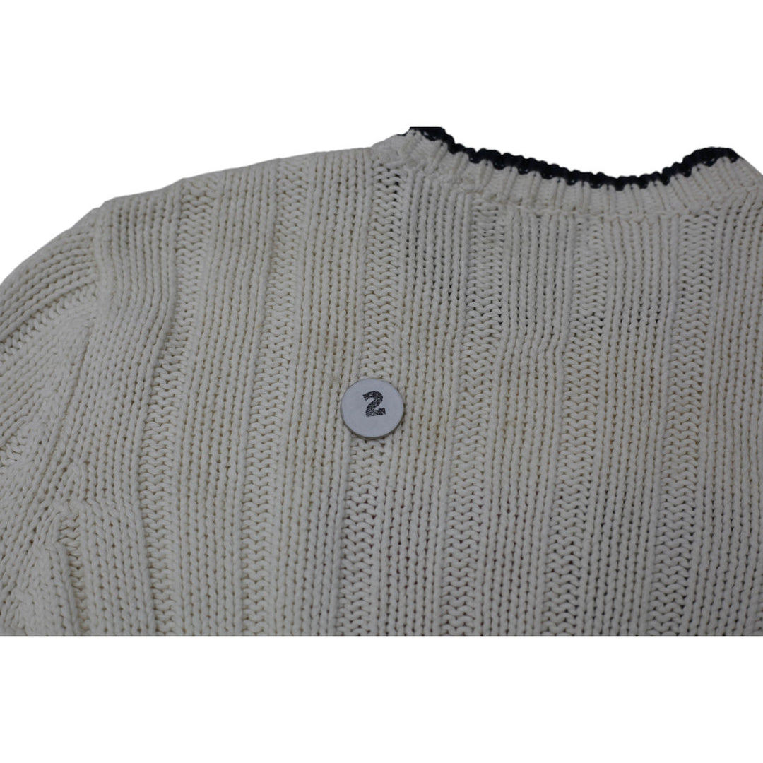 Vintage Ladies Polo Ralph Lauren US Flag Cotton Knitted Sweater