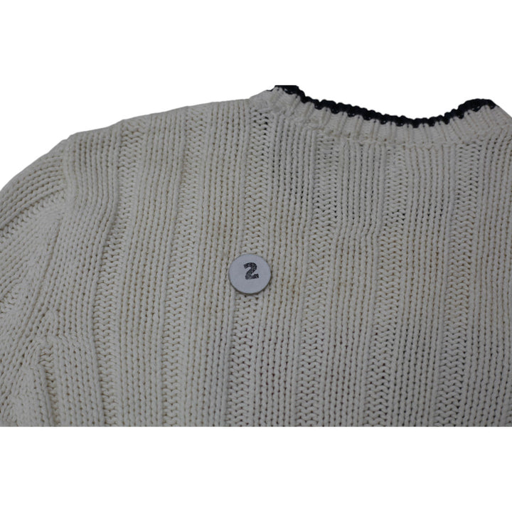 Vintage Ladies Polo Ralph Lauren US Flag Cotton Knitted Sweater