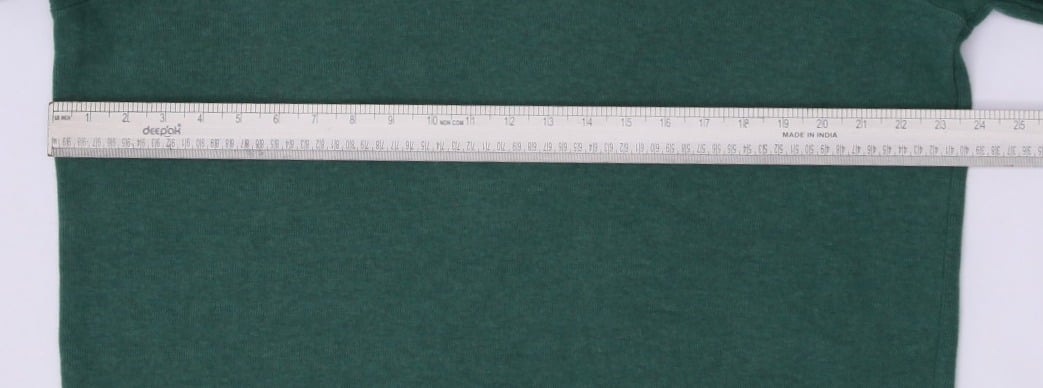 Mens Polo By Ralph Lauren Green Quarter Zip Mock Neck Cotton Sweater Size XL