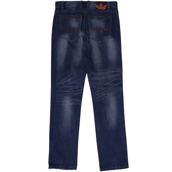 Y2K Diesel Mens Jeans Blue Denim Straight Fit Distressed