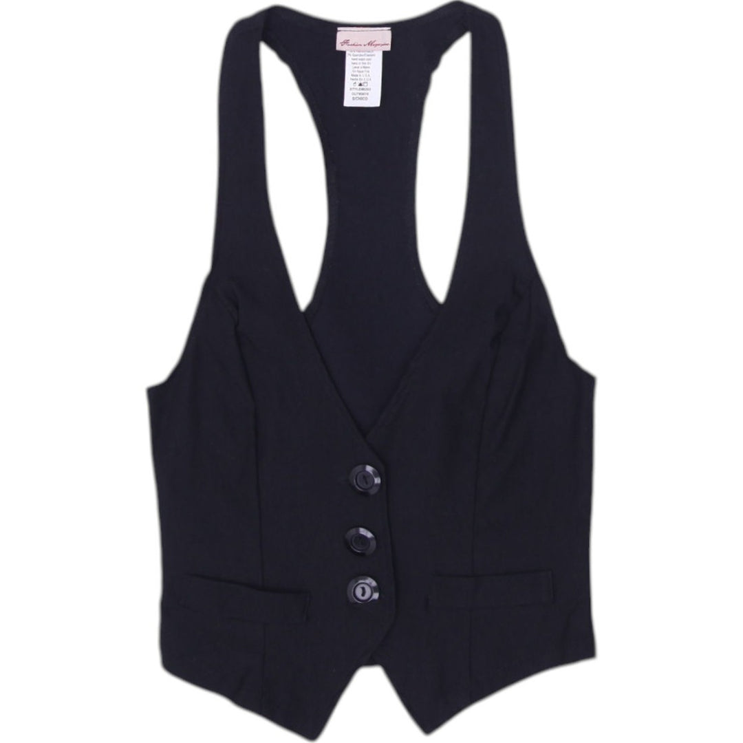 Y2K Belted Sleeveless Vest Size S | Migration_Y2K Tops | Fashion Rerun