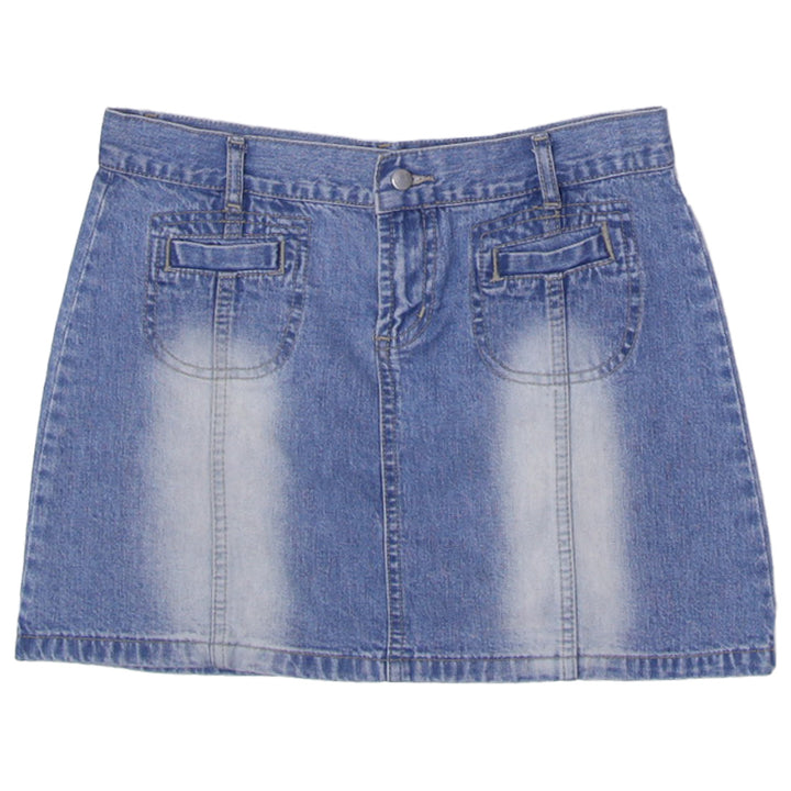 Y2K Ladies Miss Sixty Washed Denim Mini Skirt