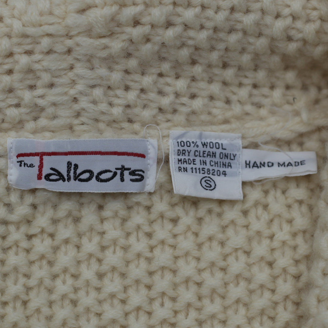 Vintage Talbots Wool Cardigan Sweater Handmade Size S Ladies - Fashion Rerun Vintage Migration_Sweaters