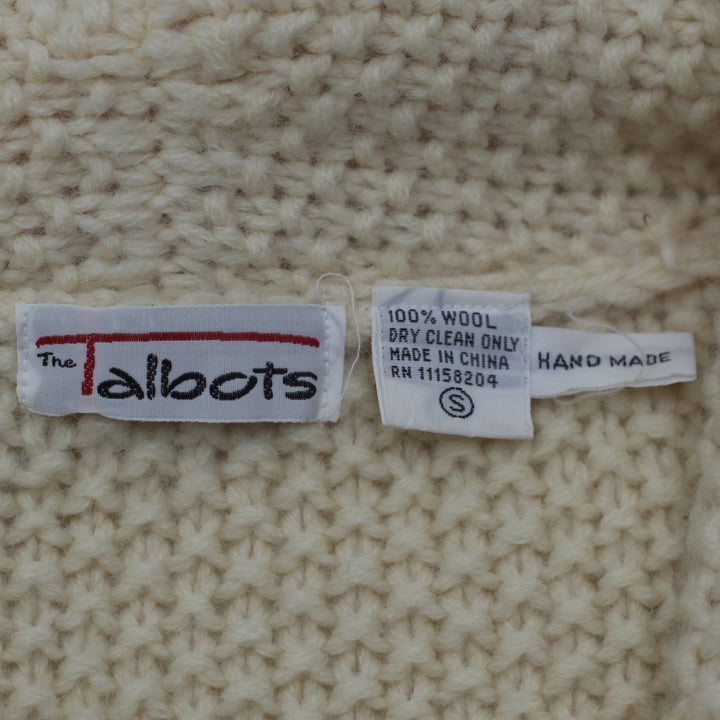 Vintage Talbots Wool Cardigan Sweater Handmade Size S Ladies - Fashion Rerun Vintage Migration_Sweaters