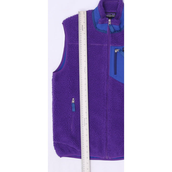 Mens Patagonia Fleece Vest Purple Full Zip Outdoor Warm Medium | Migration_Vests - View 7 | Fashion Rerun