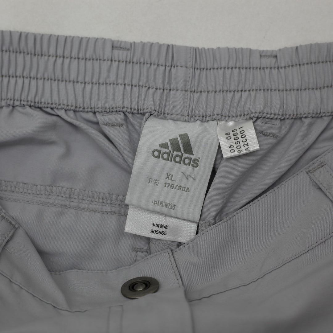 Ladies Adidas Cargo Gray Beijing 2008 Olympic Convertible Pants | Migration_Pants - Back View | Fashion Rerun