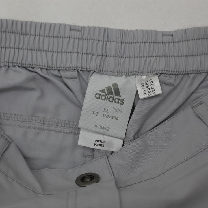 Ladies Adidas Cargo Gray Beijing 2008 Olympic Convertible Pants | Migration_Pants - Back View | Fashion Rerun