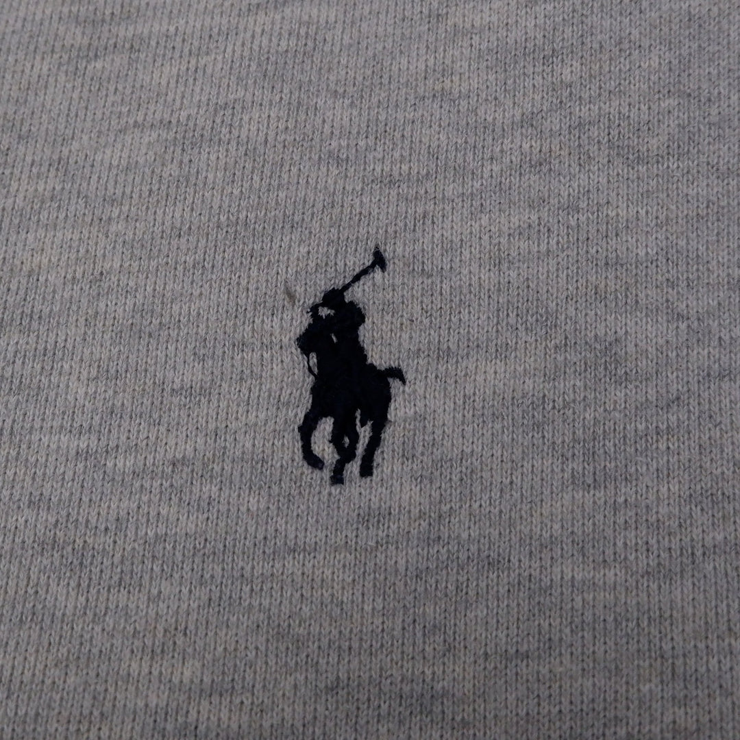 Mens Ralph Lauren Hoodie Gray Full Zip Embroidered Logo