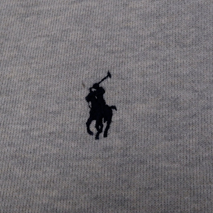 Mens Ralph Lauren Hoodie Gray Full Zip Embroidered Logo