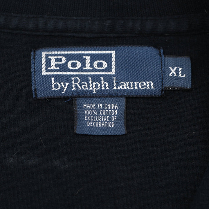 Mens Polo By Ralph Lauren Quarter Zip Knitted Sweater