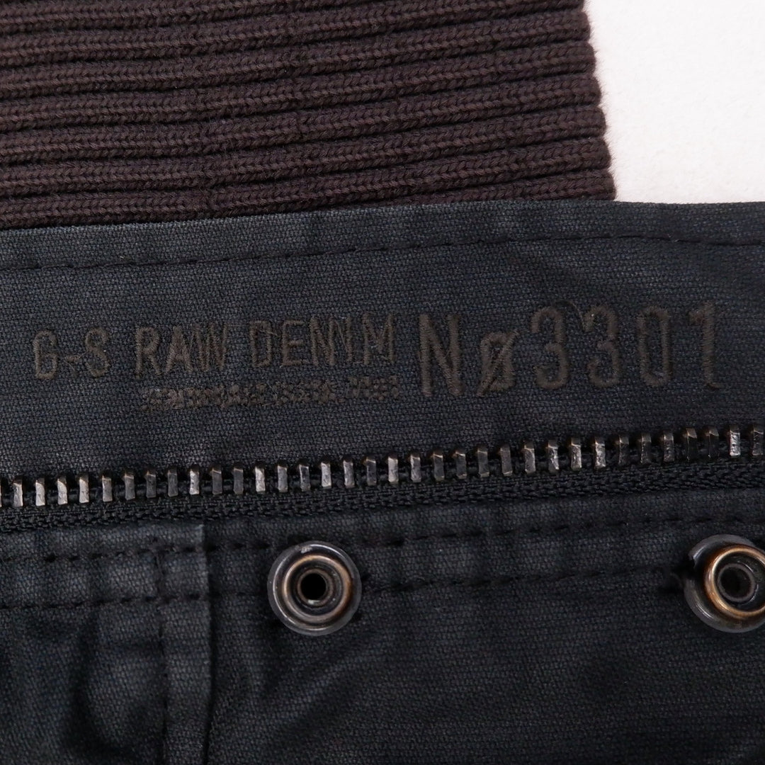 Mens G Star Raw 3301 Heavy Jacket Lamont Hooded Zipper Button