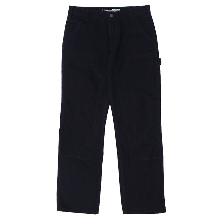 Mens Carhartt Relaxed Fit Double Knee Carpenter Pants Black - Fashion Rerun Vintage Migration_Pants