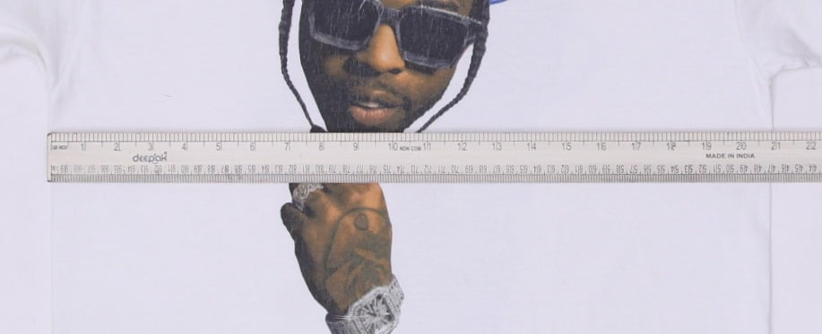 Mens Pop Smoke Large Vlone Halo Rap Graphic Tee White Hip Hop T-Shirt