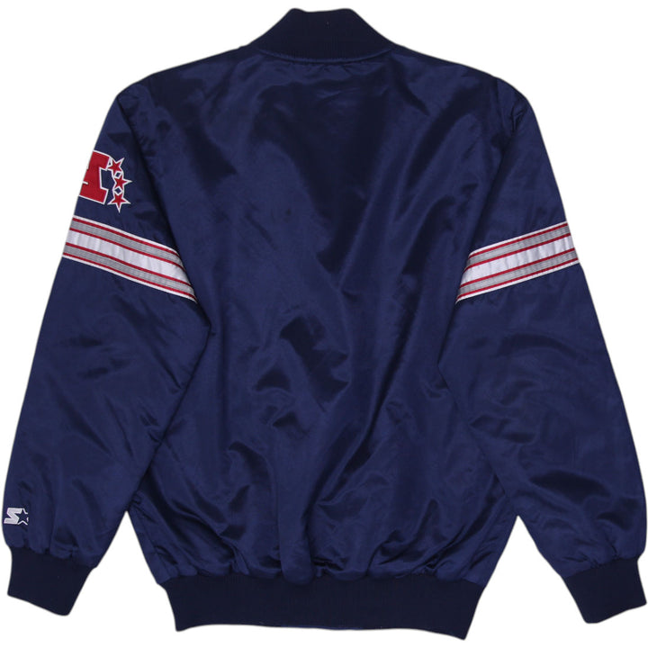 Vintage Starter New England Patriots AFC NFL Football Satin Bomber Jacket Size M