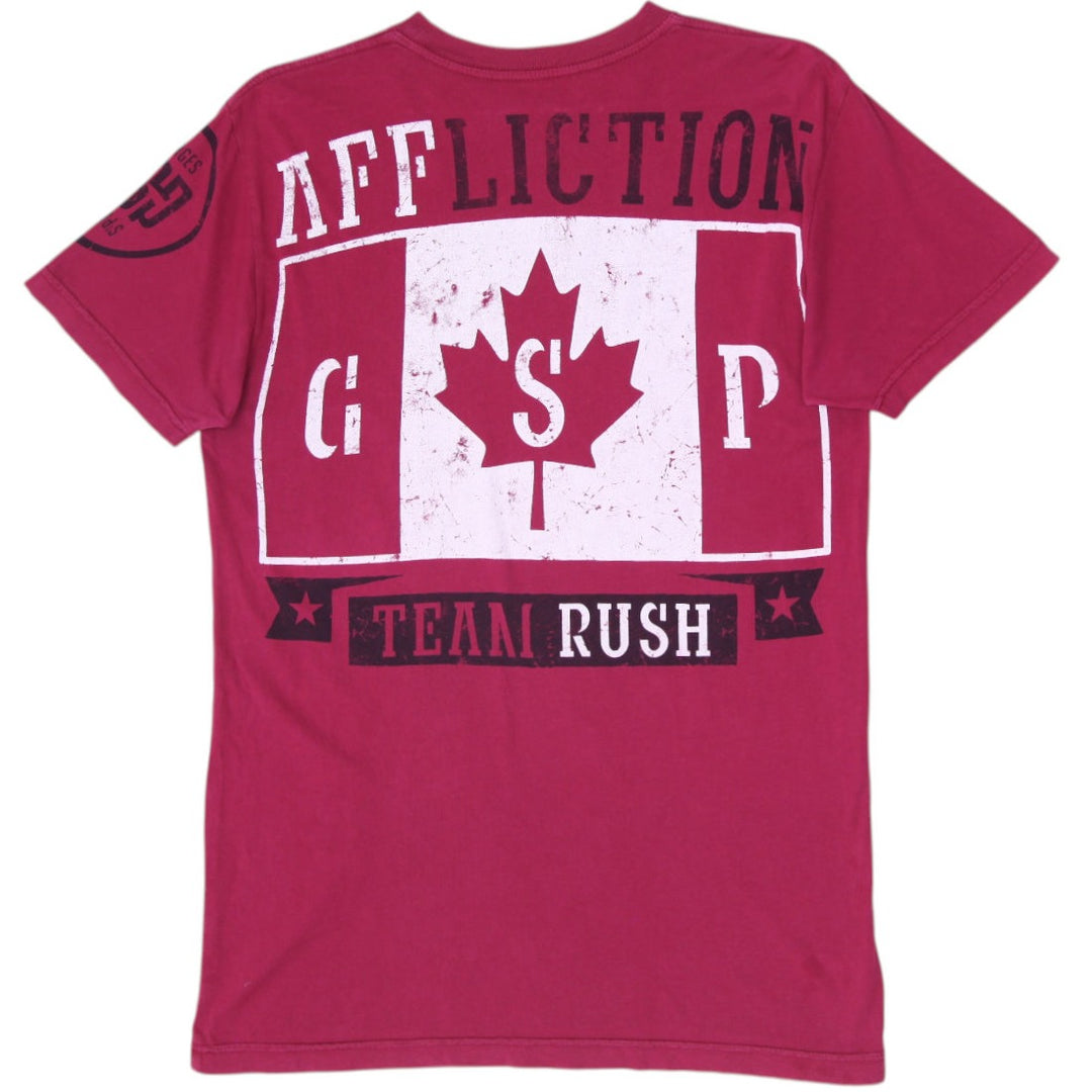 Y2K Mens Affliction GSP Georges St-Pierre T-Shirt Size M