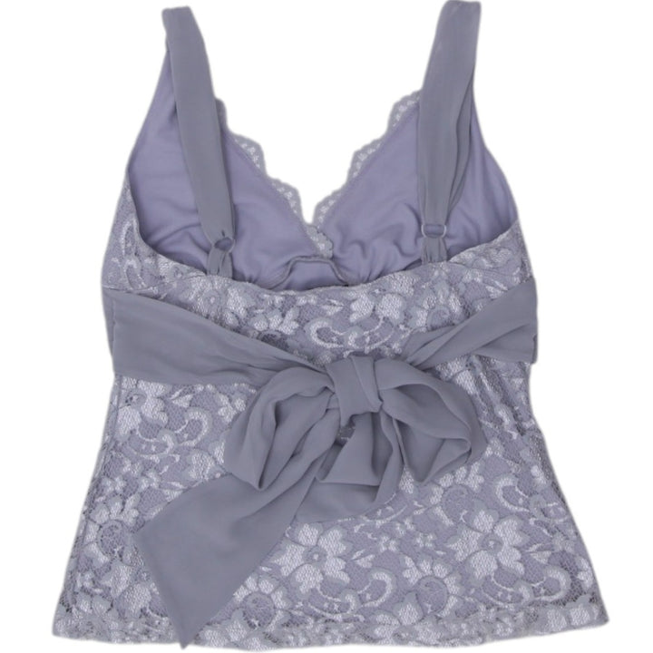 Y2K Ladies Fredericks Of Hollywood Sleeveless Lace Top