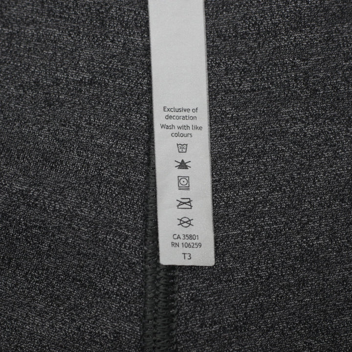 Ladies Lululemon Light Strides Crop Heathered Core Dark Grey Pants Size 10