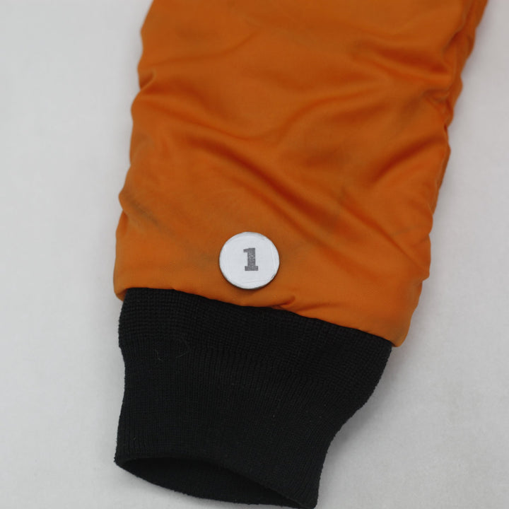 Vintage Mens Alpha Industries MA-1 Bomber Jacket Black Orange Reversible S | Migration_Jackets - View 6 | Fashion Rerun